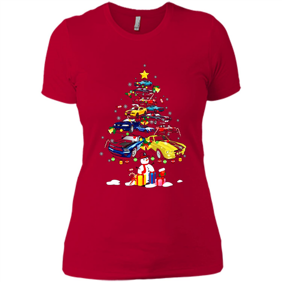 Mustang Tree Christmas Sweatshirt PINGPONG