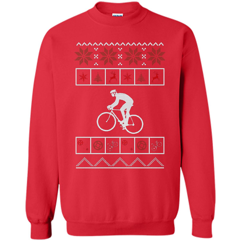 Christmas Ugly Sweater Cycling - Ugly Christmas Sweater - Sweatshirt