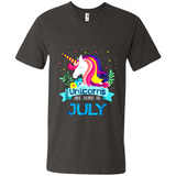 Unicorns are born in July Birthday Rainbow Gift Ladies Custom