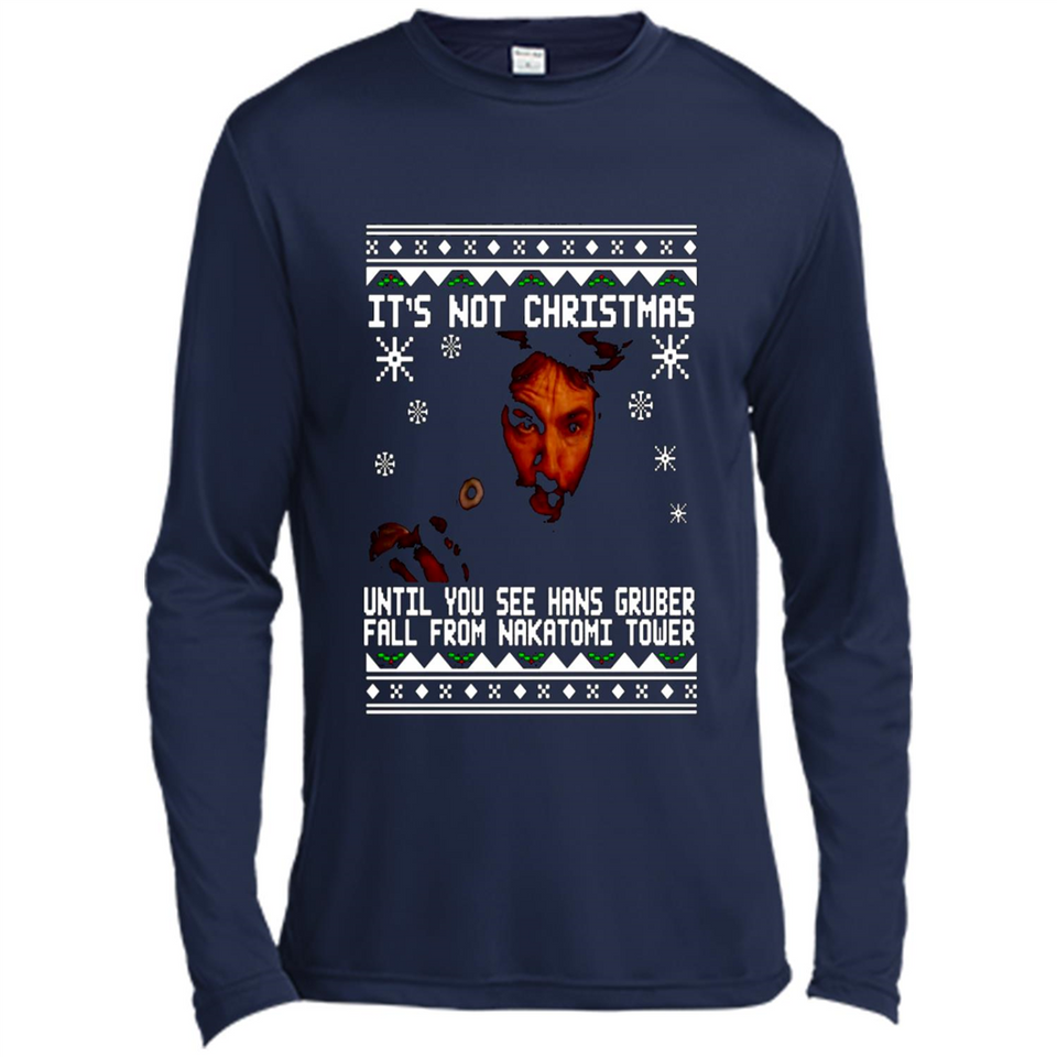 It's Not Christmas Until You See Hans Gruber Fall Ugly Christmas PINGPONG