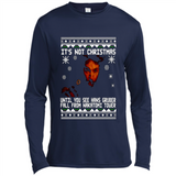 It's Not Christmas Until You See Hans Gruber Fall Ugly Christmas PINGPONG