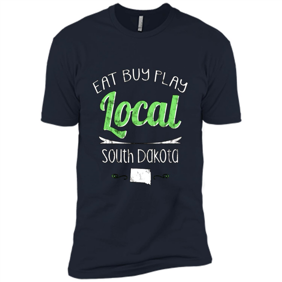 Eat Buy Play Local South Dakota Distressed PING PONG