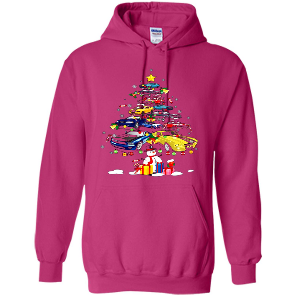 Mustang Tree Christmas Sweatshirt PINGPONG