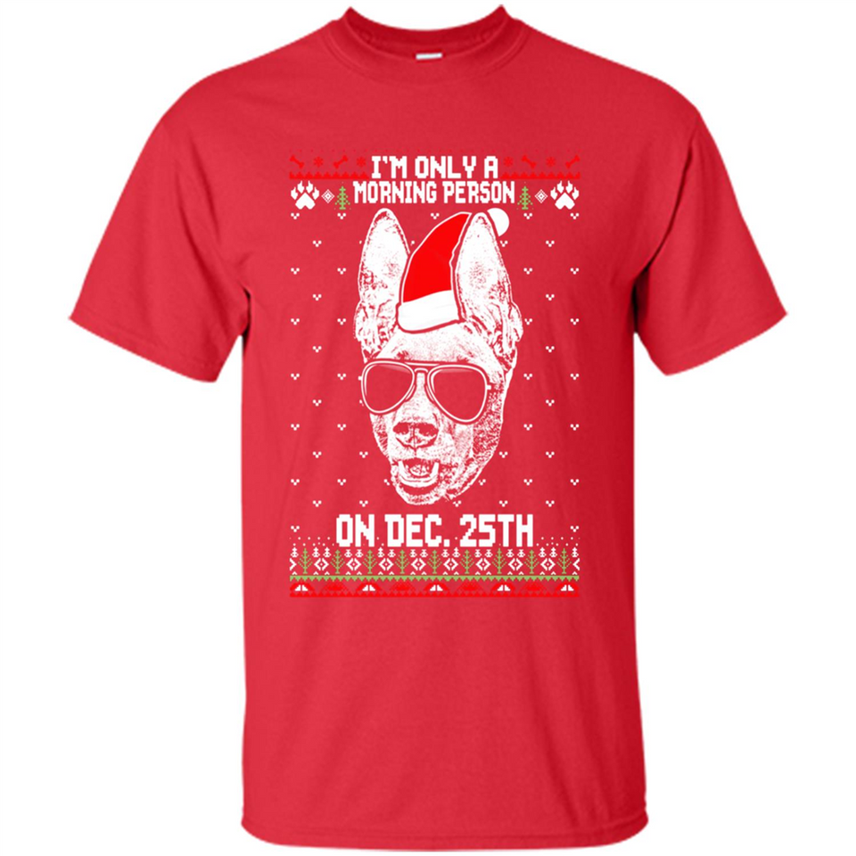 Morning Person Pharaoh Hound Funny Xmas - Shirt
