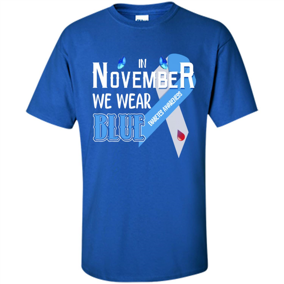 November We Wear Blue Diabetes Awareness