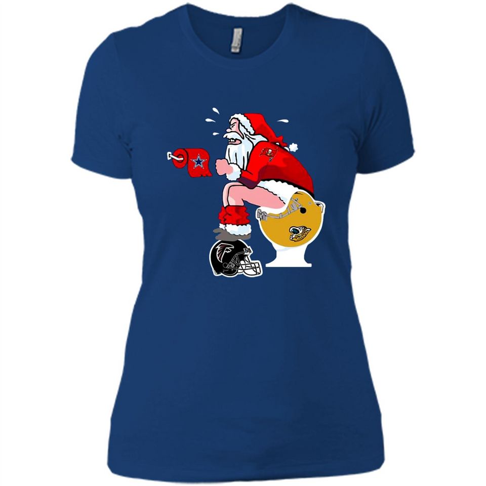 Tampa Bay Buccaneers Santa Claus Toilet