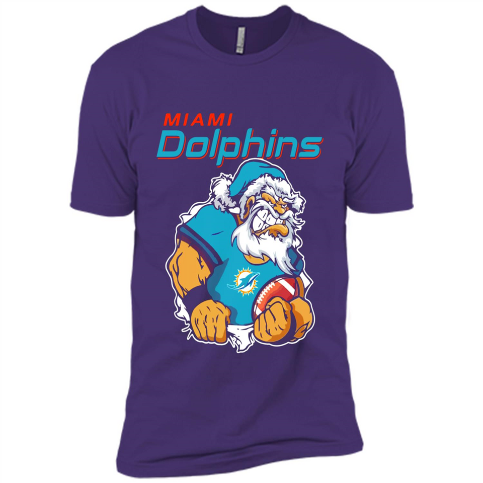 Grumpy Santa Claus Miami Dolphins Football Team PINGPONG