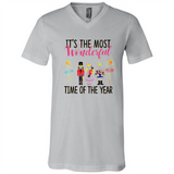 It's The Most Wonderful Time Of The Year - Canvas Unisex V-Neck