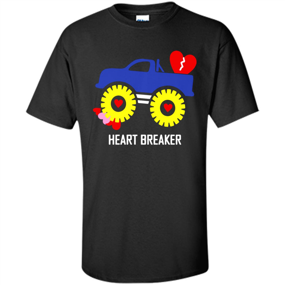 HEART BREAKER BLUE MONSTER TRUCK VALENTINE'S DAY