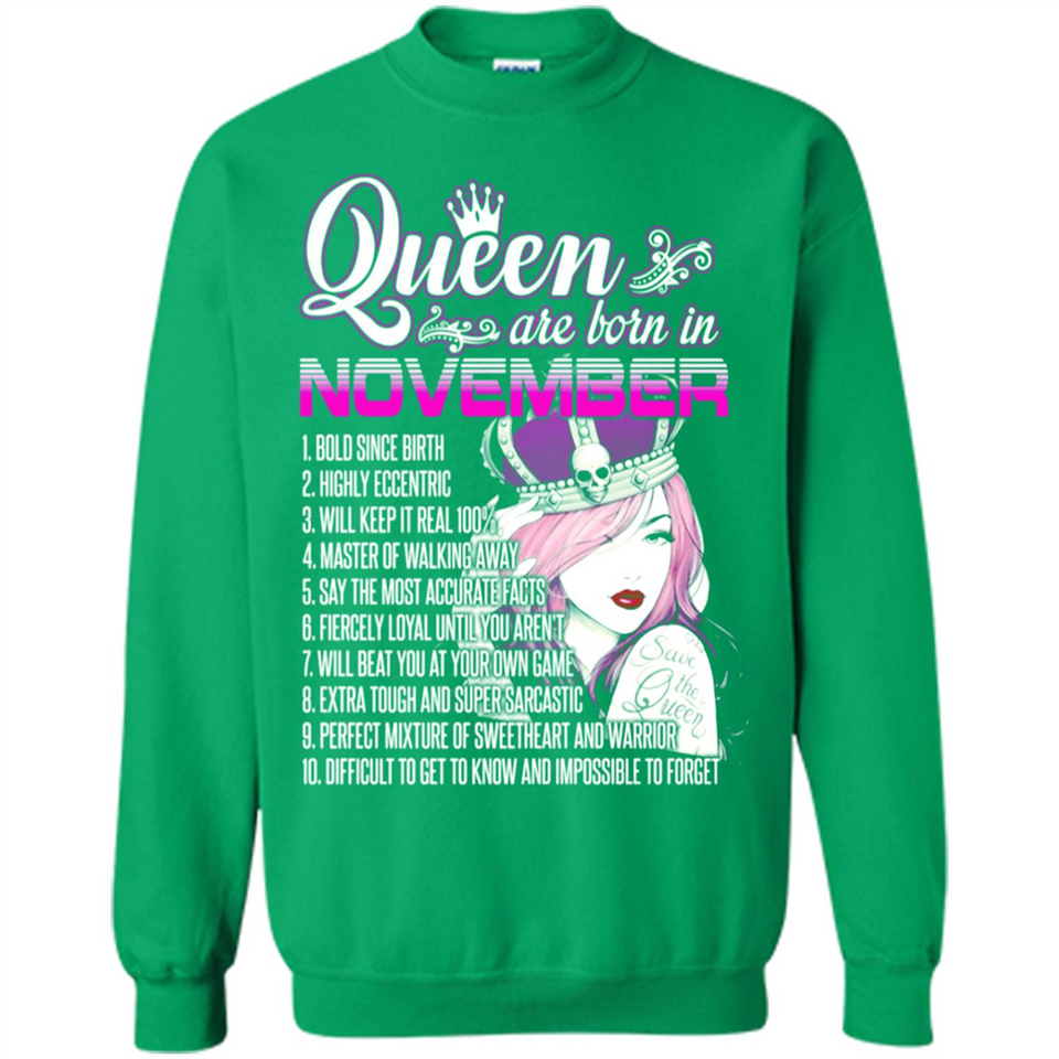 Queens Are Born In November Vintage Birthday
