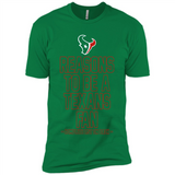 Reasons to be a Houston Texans Fan Complete List on Back - Premium Short Sleeve T-Shirt