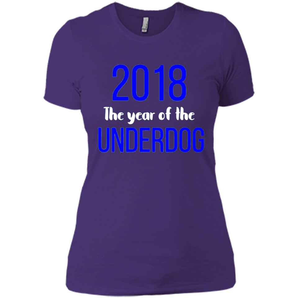 2018 The Year of the underdog tee - Ladies' Boyfriend T-Shirt