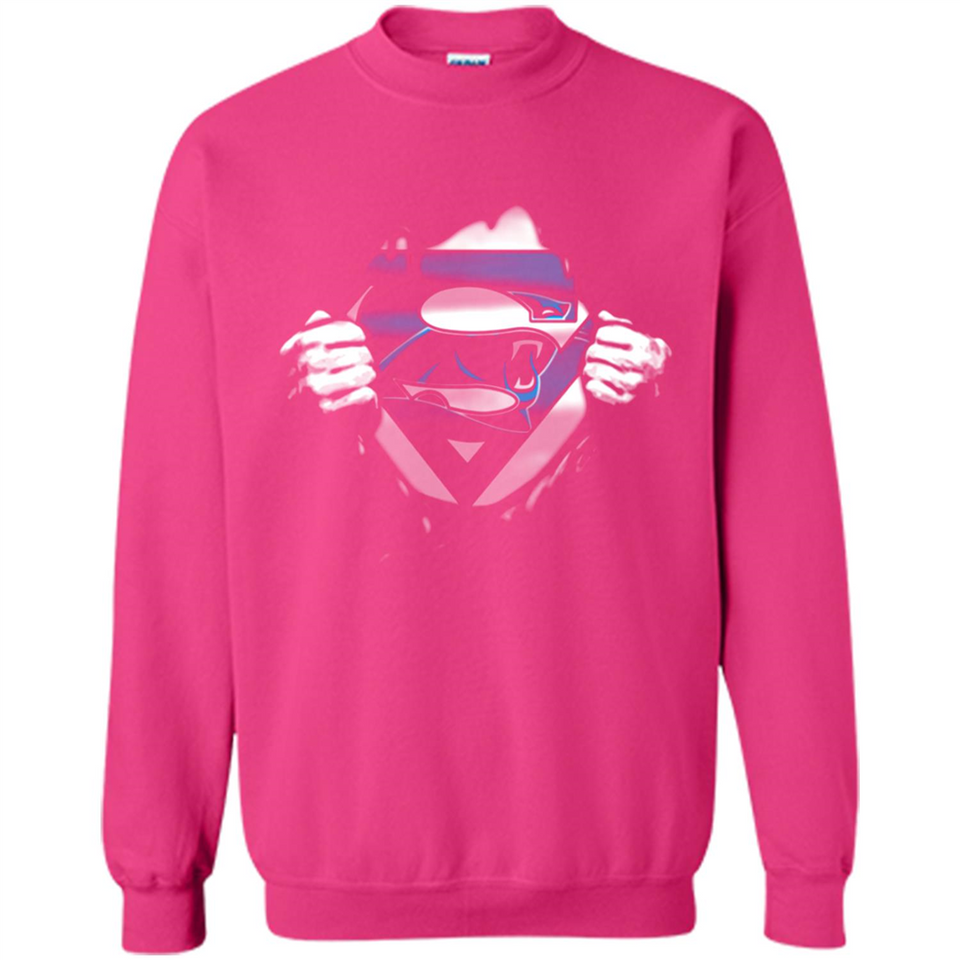 Carolina Panthers And Superman Fans - Sweatshirt