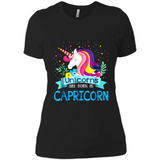Unicorns are born in Capricorn Birthday Rainbow Gift Custom Ultra Cotton