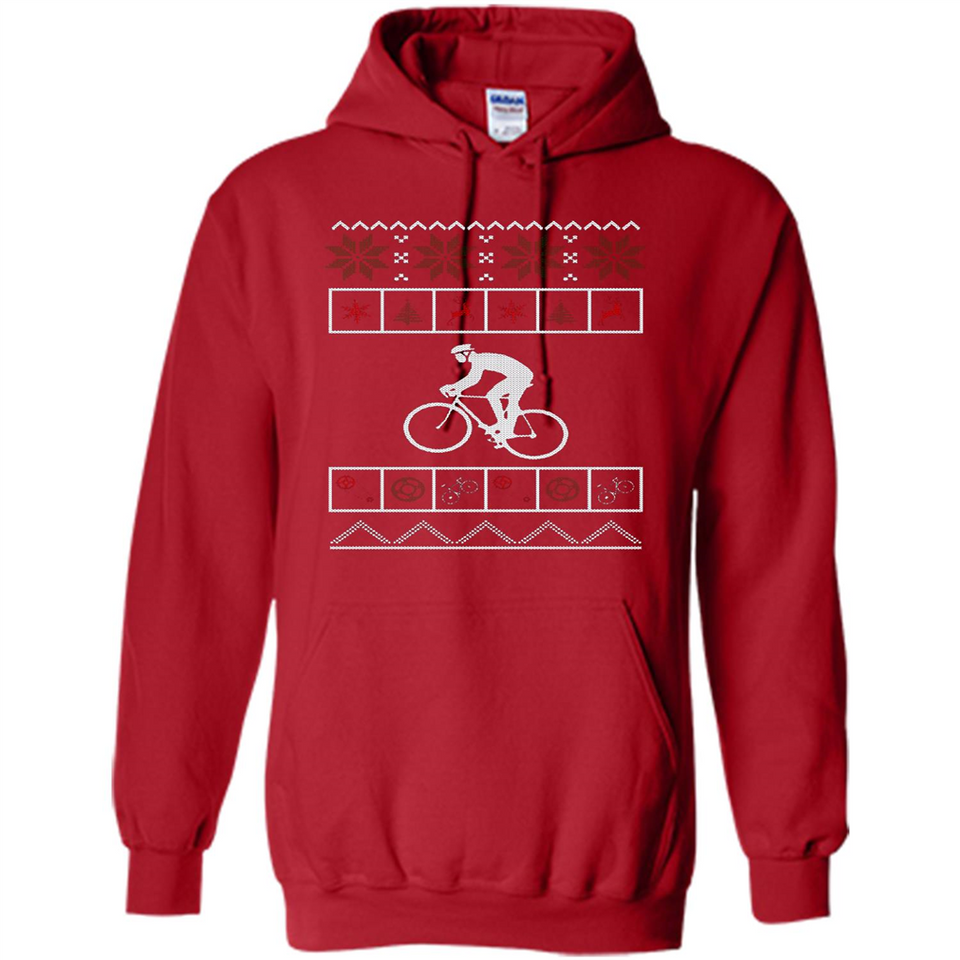 Christmas Ugly Sweater Cycling - Ugly Christmas Sweater - Hoodie