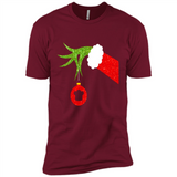 Funny Grinch Hand Holding Chef Ornament Christmas PING PONG