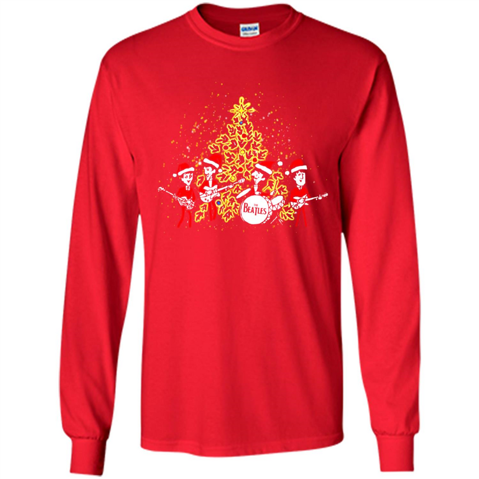 The Beatles chibi Christmas - Long Sleeve T-Shirt