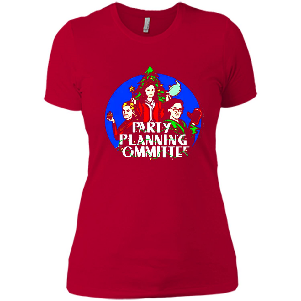 Christmas Party Planning Committee Sweatshirt - Ladies' Boyfriend T-Shirt