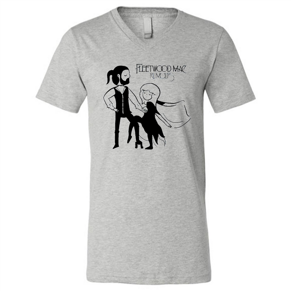Fleetwood Mac Rumours Shirt PINGPONG - Canvas Unisex V-Neck