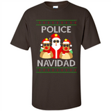 FUNNY POLICE NAVIDAD T-SHIRT Santa Christmas Party - Shirt