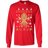 Octopus Ugly Sweater Christmas - Long Sleeve T-Shirt