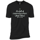 Christmas Tshirt for Women - Christmas Wine