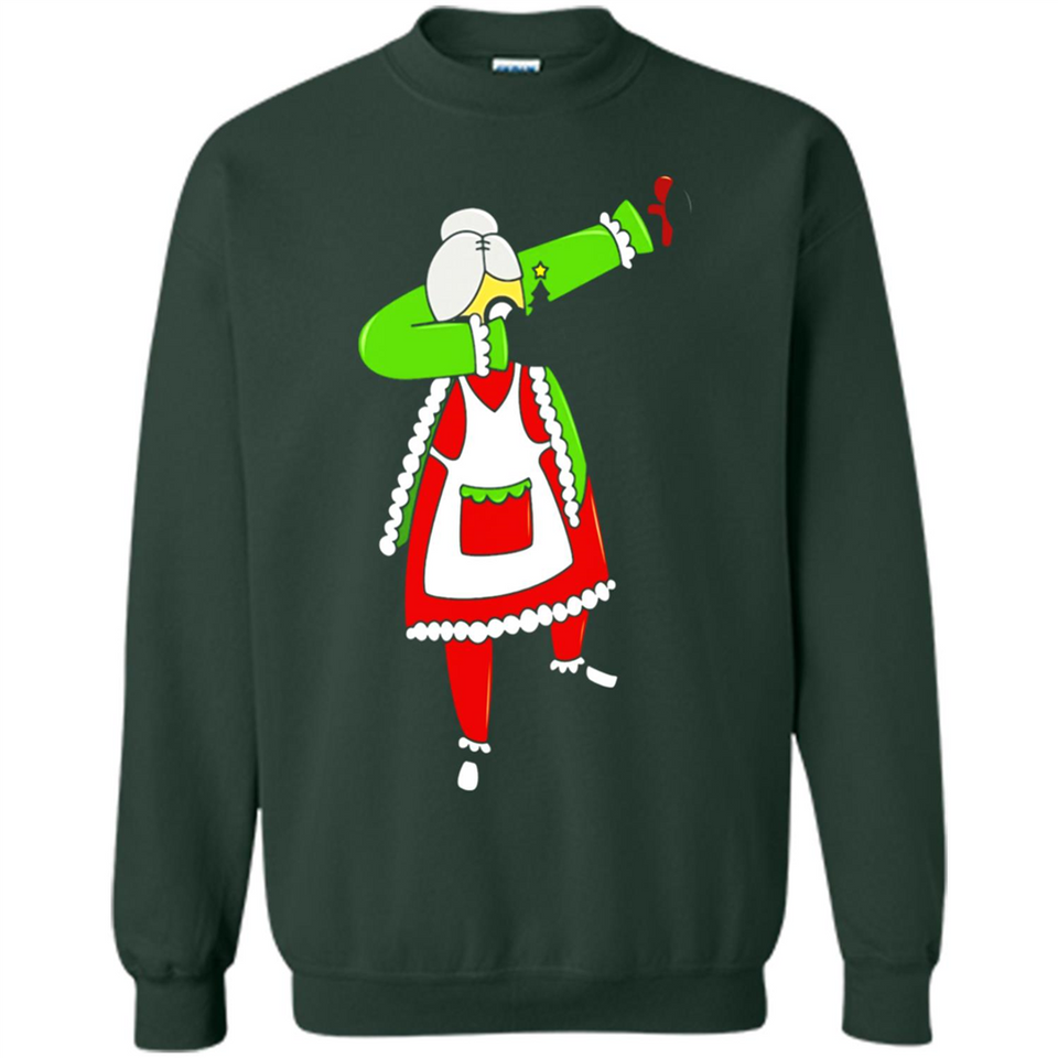 Funny Dabbing Mrs. Santa Claus Christmas Dab - Sweatshirt