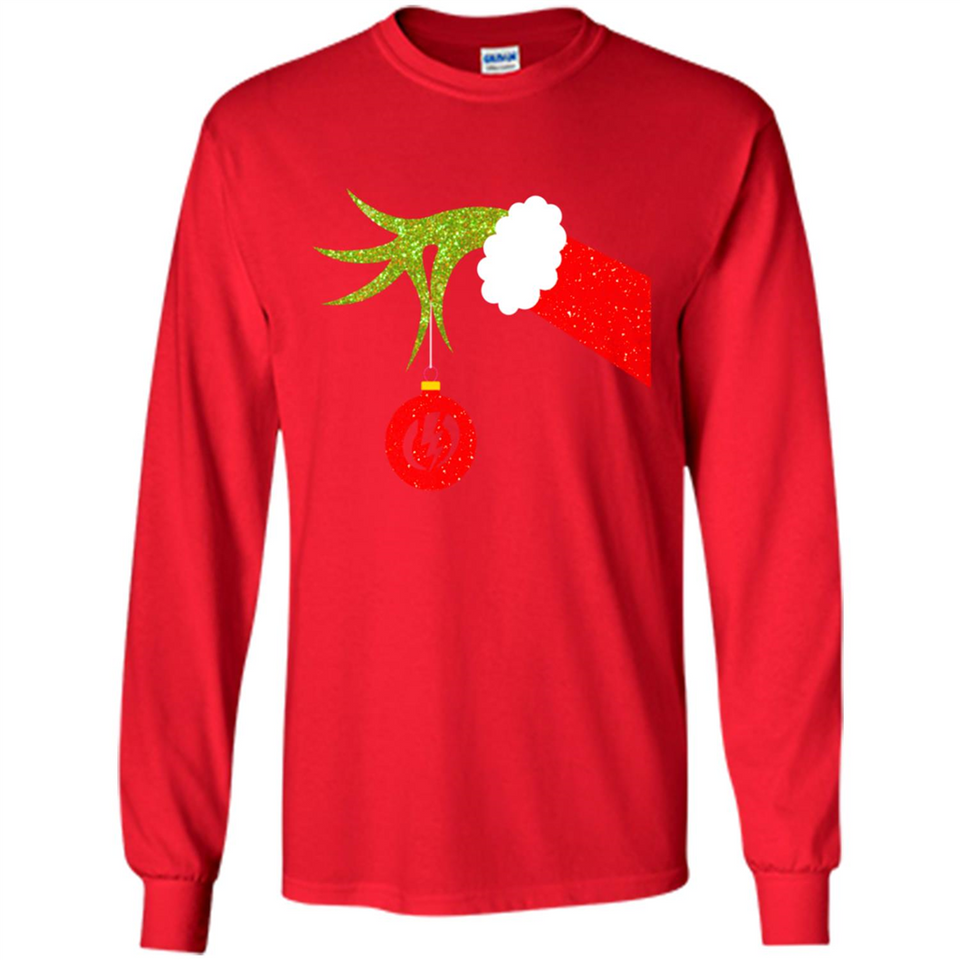 Funny Grinch Hand Holding Electric Ornament Christmas PING PONG