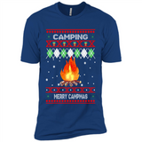 Merry Campmas Ugly Christmas - Premium Short Sleeve T-Shirt