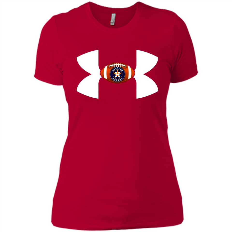 Houston Astros Under Armour Logo - Ladies' Boyfriend T-Shirt