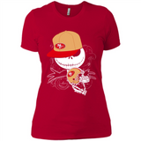 Jack Skellington The Nightmare Before Christmas-49ers Football - Ladies' Boyfriend T-Shirt