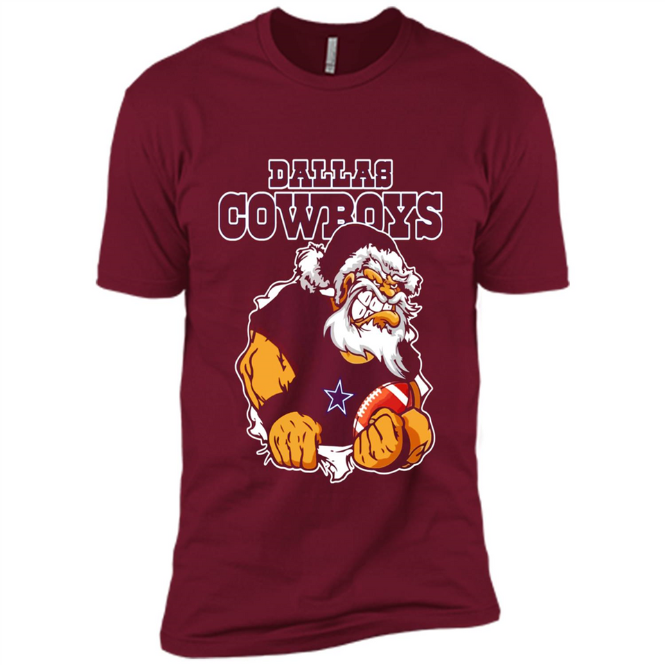 Grumpy Santa Claus Dallas Cowboys Football Team PINGPONG