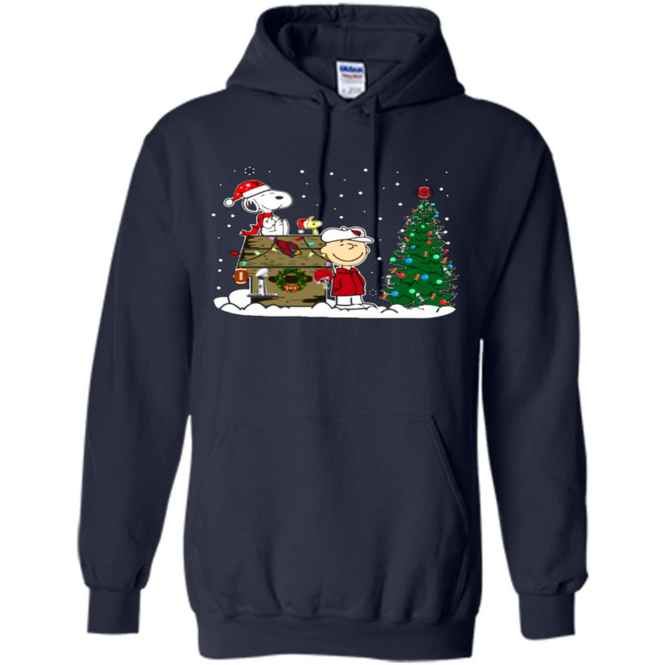 Arizona Cardinals Snoopy The Peanuts Movie Christmas Football Super Bowl pingpong - Hoodie
