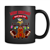 Minnesota Vikings NFL Reindeer Funny Merry Christmas And Happy New Year