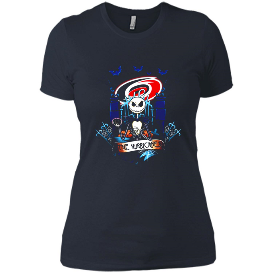 Carolina Hurricanes Halloween The Nightmare Before Christmas - Ladies' Boyfriend T-Shirt