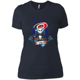 Carolina Hurricanes Halloween The Nightmare Before Christmas - Ladies' Boyfriend T-Shirt