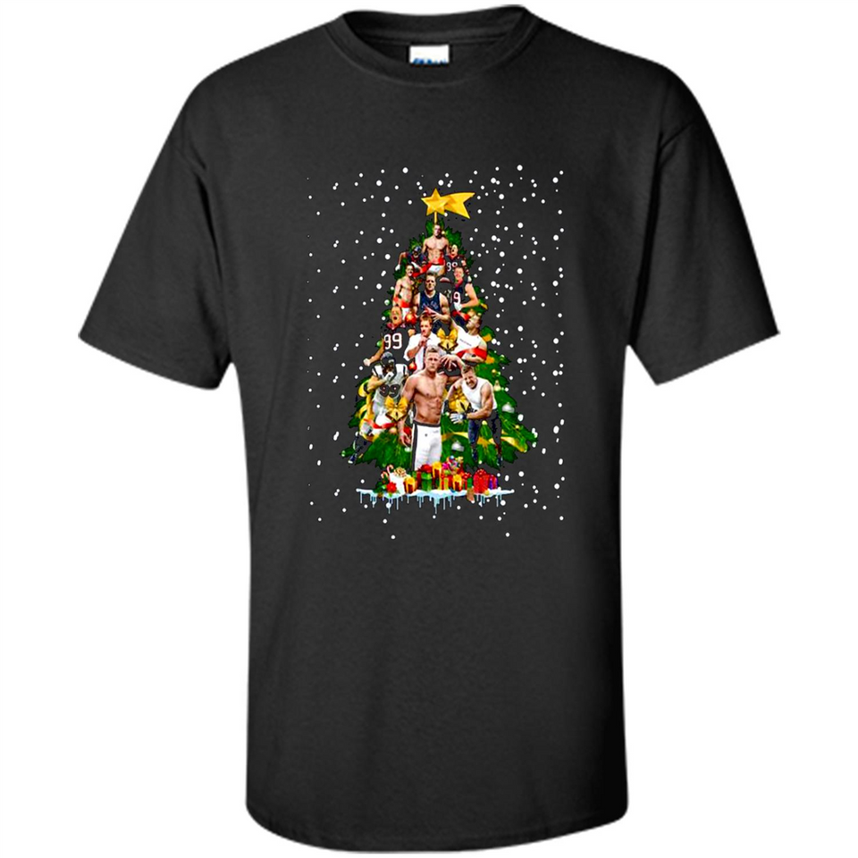 J.J. Watt Christmas Tree ugly sweater PINGPONG