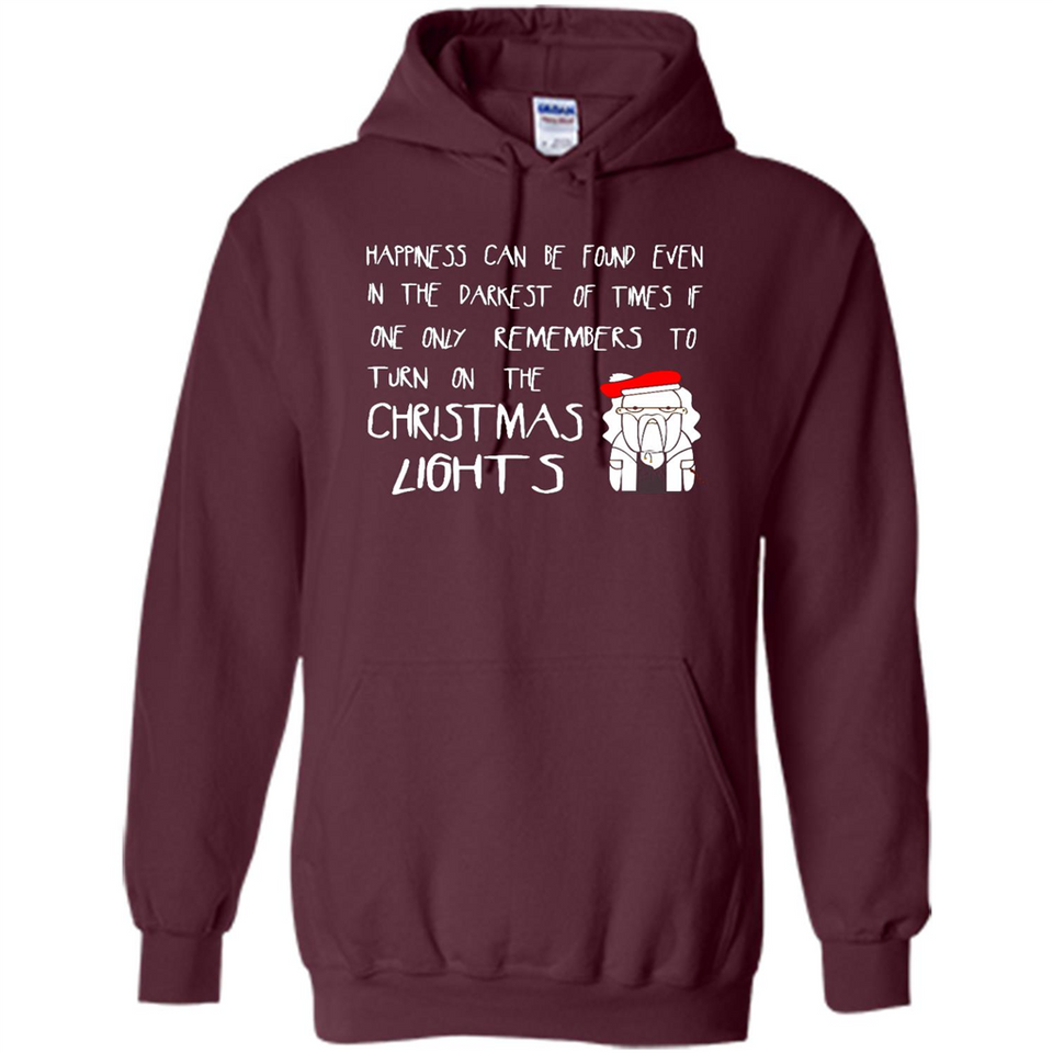 Christmas Ugly Sweater Christmas Lights - Hoodie