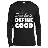 Dear Santa Define Good Christmas - Canvas Long Sleeve T-Shirt