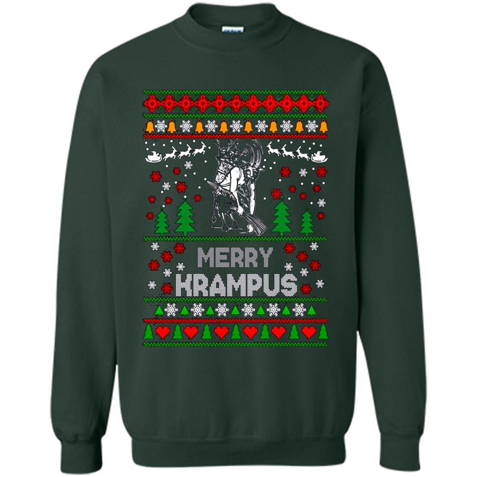 Merry Krampus Christmas sweatshirt PINGPONG