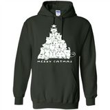 Merry Catmas - Merry Christmas Cat Lover Mug PINGPONG - Hoodie