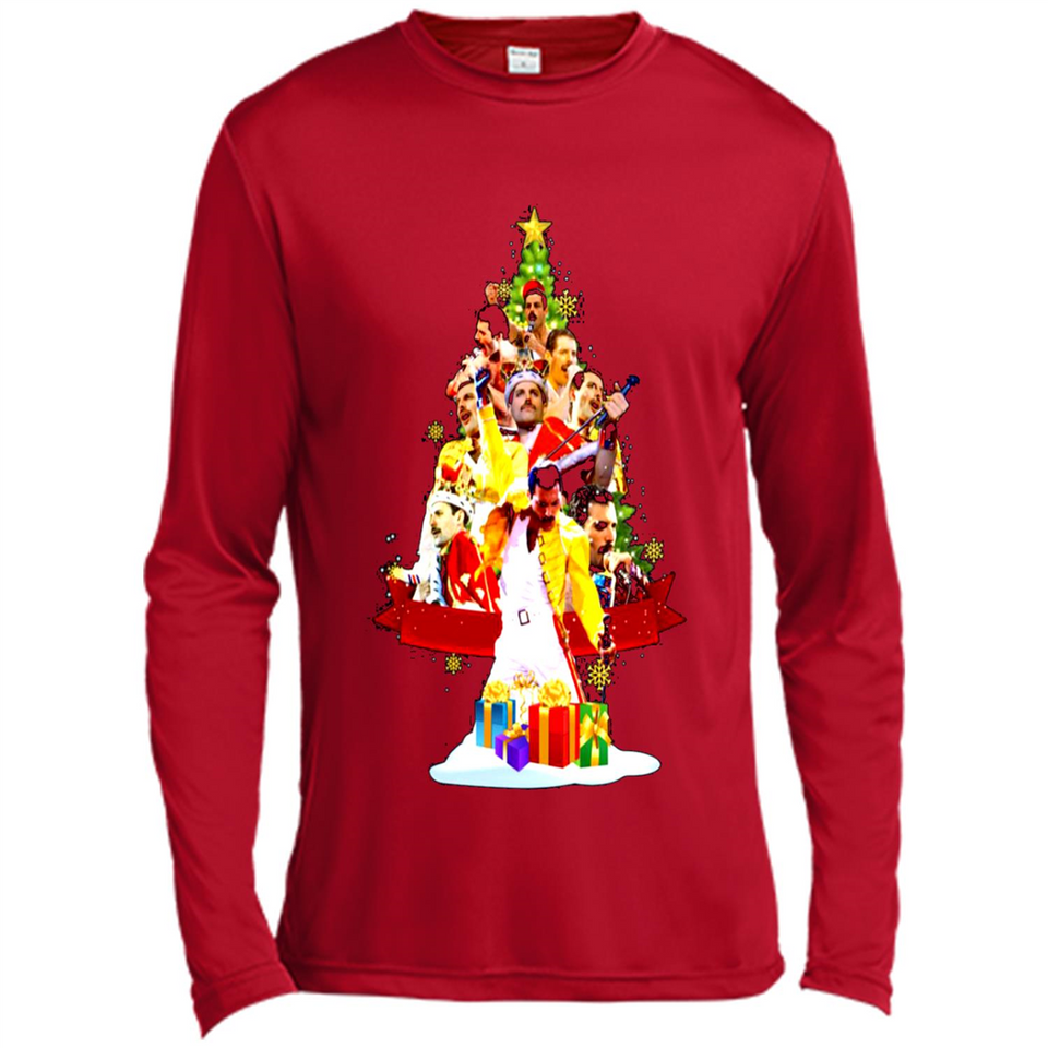 Freddie Mercury Christmas Tree Sweatshirt PING PONG