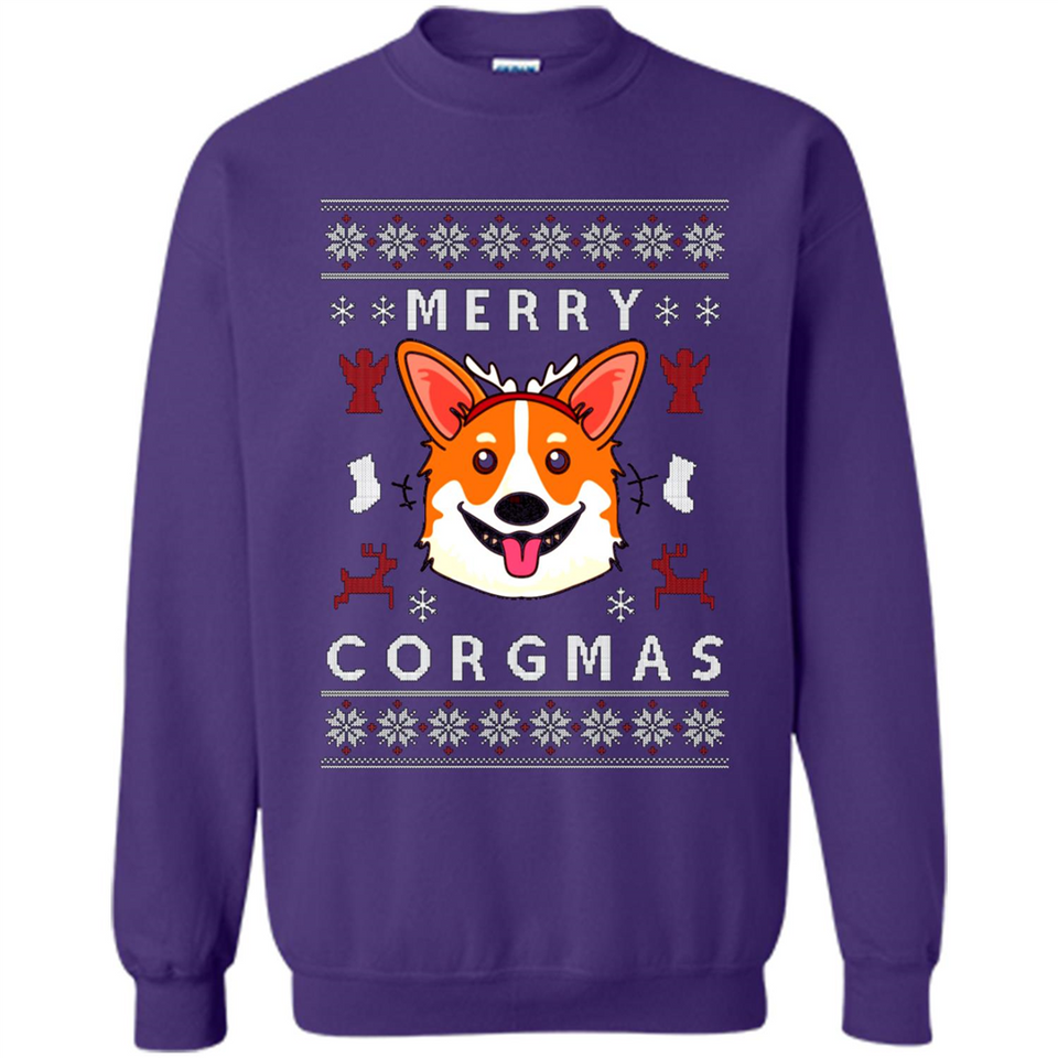 Merry Corgmas Christmas Corgi Christmas Sweatshirt 1 PINGPONG