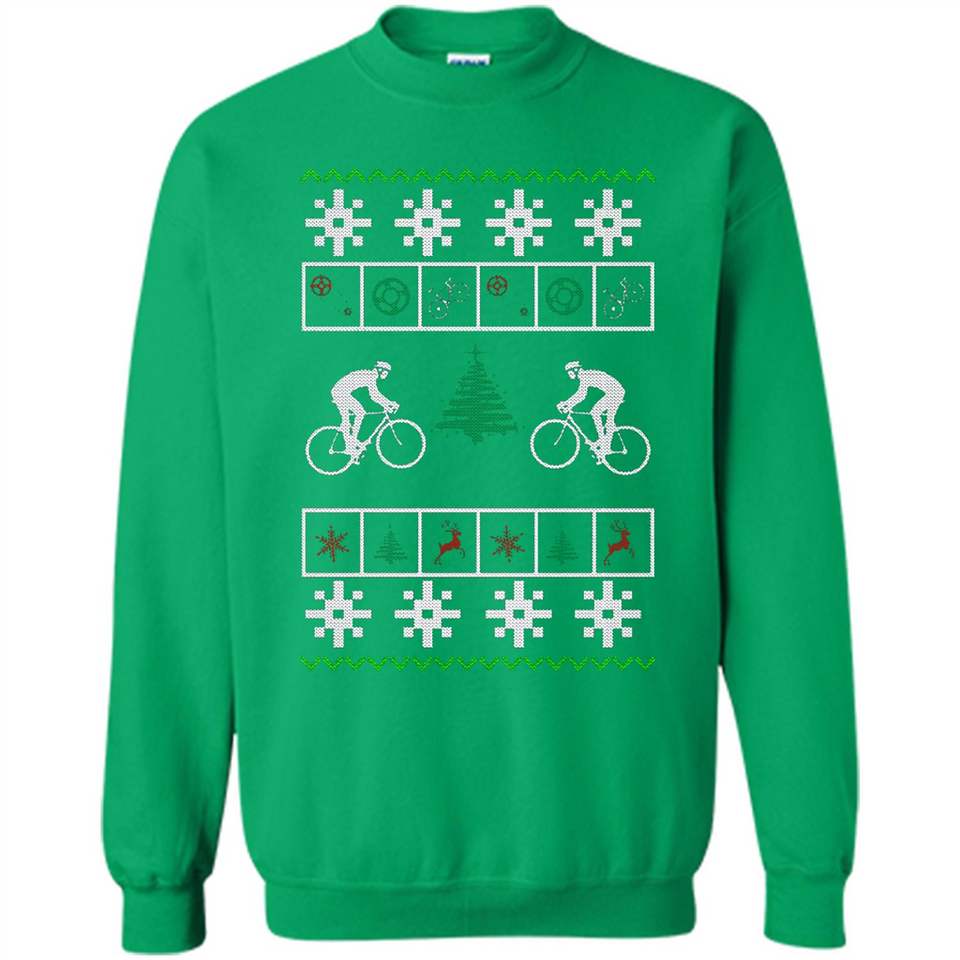 Christmas Ugly Sweater Cycling - Best Ugly Christmas Sweater - Sweatshirt