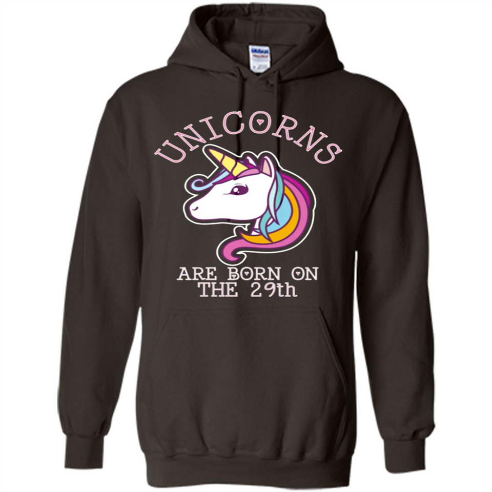 Unicorns Birthday T-shirt Born On The 29th Unicorn Magical