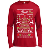 Chemist Tree Shirt Oh Chemistry Tree Ugly Christmas - Canvas Long Sleeve T-Shirt