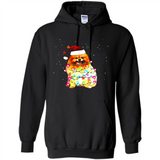Pomeranian Santa Lights Christmas Dog Xmas Sweatshirt - Hoodie