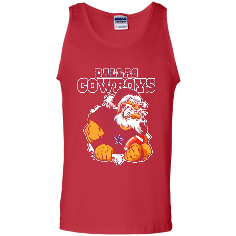 Grumpy Santa Claus Dallas Cowboys Football Team PINGPONG