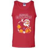 Grumpy Santa Claus Dallas Cowboys Football Team PINGPONG