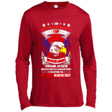 I Am Politically Incorrect I Say Merry Christmas America - Canvas Long Sleeve T-Shirt